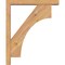 Ekena Millwork Westlake Block Smooth Bracket w/ Offset Brace, Western Red Cedar, 3 1/2"W x 18"D x 22"H BKT0402X18X22WTL05SWR - alternate 4